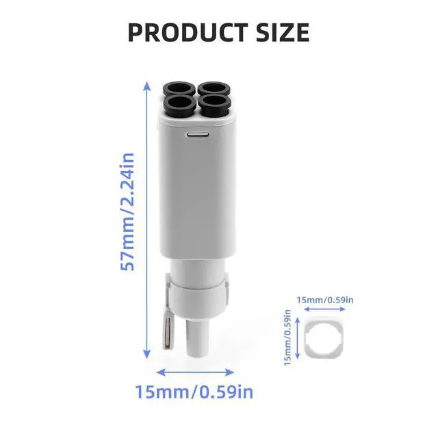 Alt view image 6 of 7 - 4-in-1 PTFE Adapter Replacement for Bambu Lab A1/A1mini 3D Printer Accessories,Excellent AMS Tubing Connectors