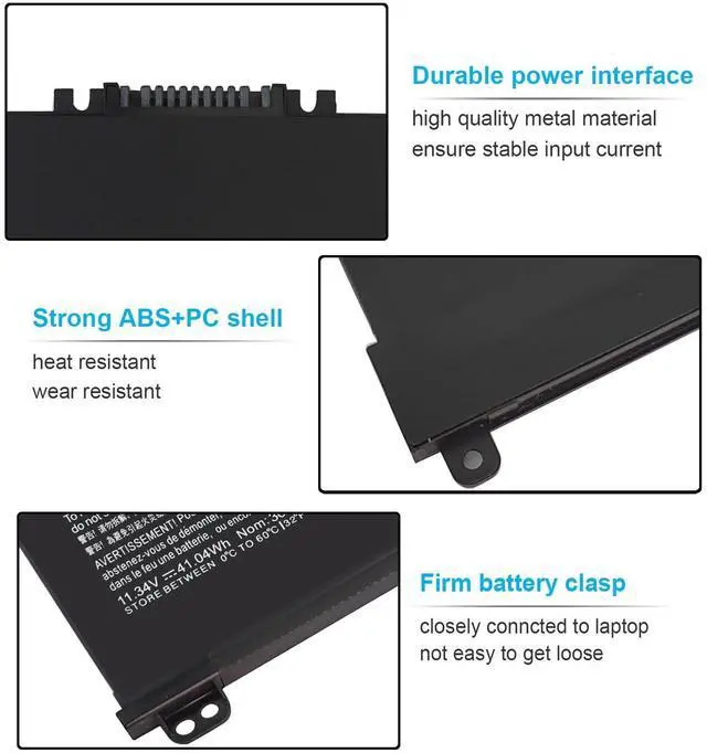 Alt view image 3 of 6 - HW03XL L97300-005 Laptop Battery for HP Pavilion 15-EG 15-EH 17-CN 17-CP 15-eg0xxx 15-eg0073cl 15-eg0053cl 15-eg1053cl 15t-eg000 15-eh1xxx 17-cn0xxx 17-cn2063cl 17-cp0xxx 17-cp0700dx HW03041xl-pl