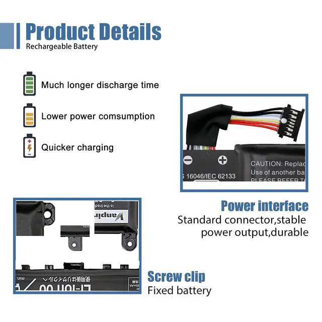 Alt view image 3 of 7 - L17C4P72 Laptop Battery,15.36V 80Wh 5235mAh Compatible with Lenovo ThinkPad X1 Extreme 1st Gen/2nd Gen ThinkPad P1 1st Gen/2nd Gen Series L17M4P72 01AY968 01AY969 L18M4P71 01YU911 5B10V98091