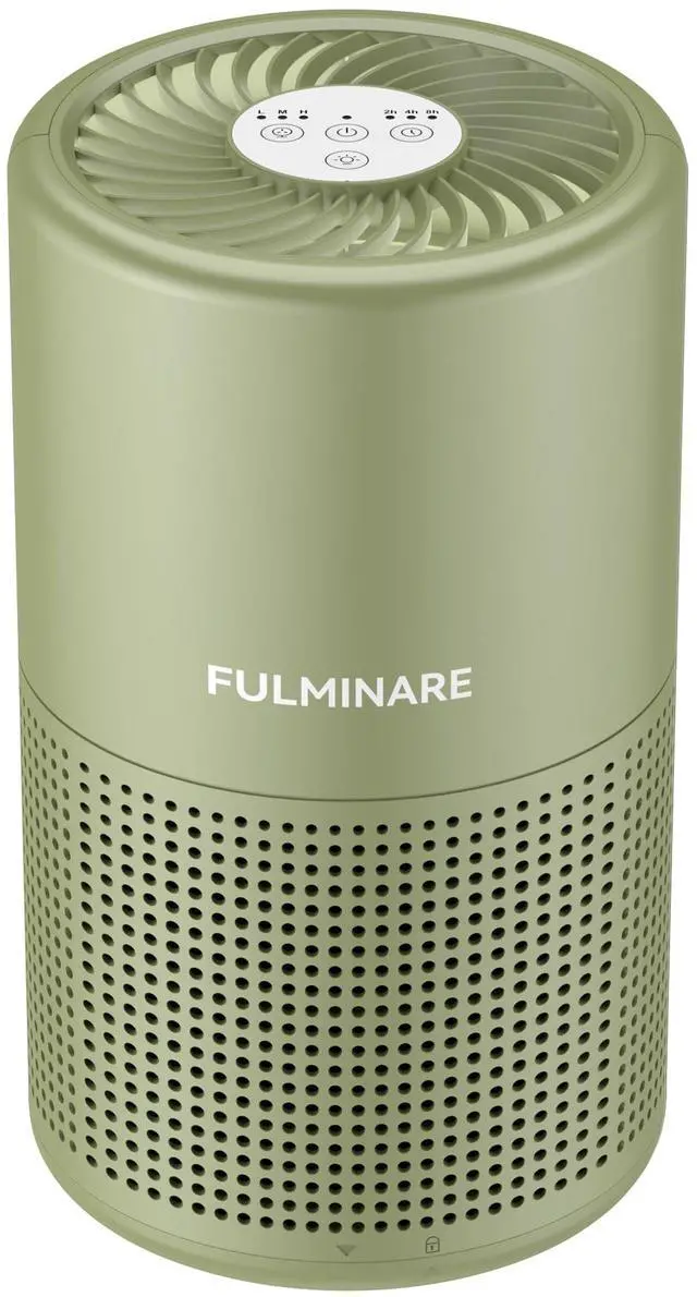 Main image of Air Purifiers for Home Bedroom H13 HEPA Air Purifier, 3 Speeds, Timer, 24dB, Small Mini Air Purifier with Night Light, Sage Green