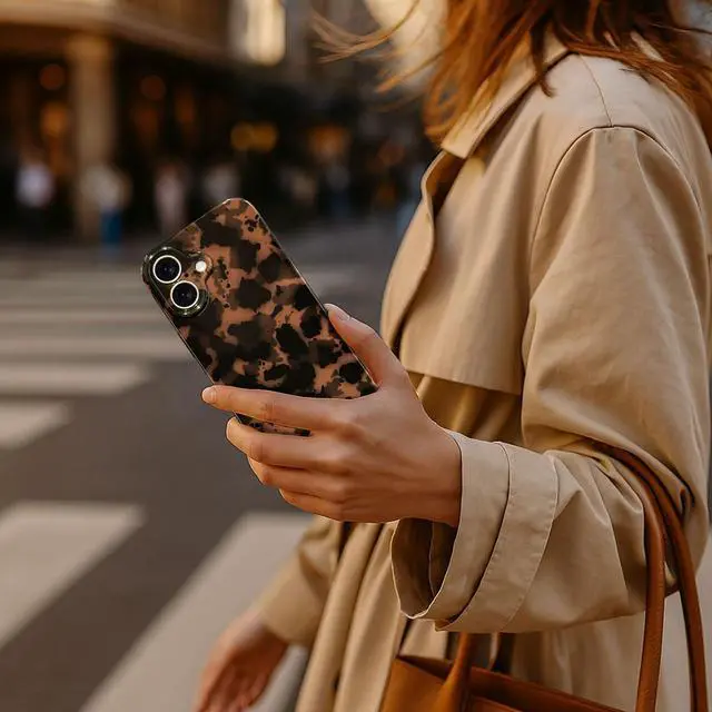 Alt view image 3 of 7 - Anuck for iPhone 16 Plus Case Tortoise Shell Phone Case, Cute Chic Amber Leopard Cheetah Print Aesthetic Design Full Camera Protection, Soft TPU Slim Shockproof Cover 6.7" for Women Girls Men-Tortoise