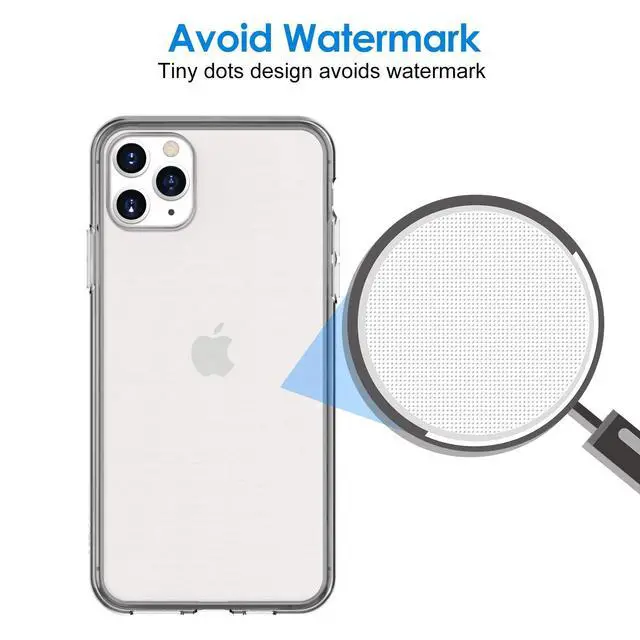Alt view image 5 of 6 - JETech Case for iPhone 11 Pro 5.8-Inch, Non-Yellowing Shockproof Phone Bumper Cover, Anti-Scratch Clear Back (Clear)