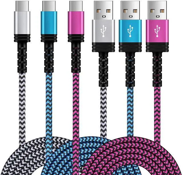 Main image of USB C Charger Cable 6FT/3Pack for iPhone 17 16e/16/16 Pro/16 Pro Max/16 Plus,15/15 Pro/15 Pro Max/15 Plus,3.1A USB Type C Cable Car Fast Charging Cord for Samsung Galaxy S25 Ultra A17 A16,Pixel 10 Pro