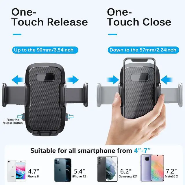 Alt view image 7 of 7 - Cellet Dashboard Car Mount, 3M Sticker Mount Smartphone Holder, Cell Phone Holder Compatible with iPhone 16 Pro Max, Samsung Galaxy, Google Pixel, Moto, Google Map Driving