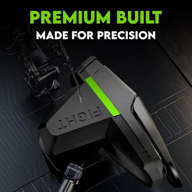 Alt view image 4 of 6 - SpinBot BattleMods Apex Mobile Gaming Triggers Zero Lag Response 5X Faster with Capacitive Conduction for BGMI/Free Fire Max/COD Mobile - (Black & Grey) Small
