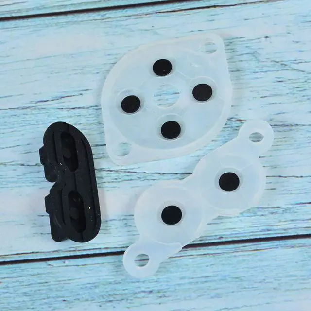 Alt view image 6 of 6 - Comimark 2Set Silicon Rubber Button Replacement for NES Conductive Pads Controller Gamepad