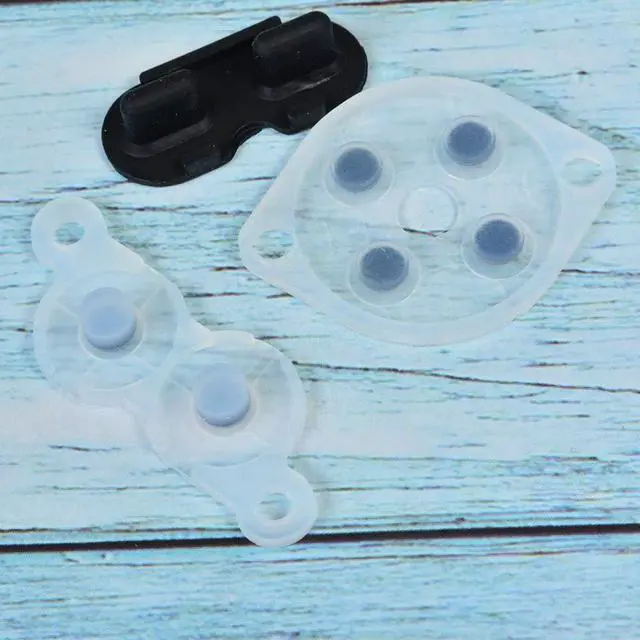 Alt view image 5 of 6 - Comimark 2Set Silicon Rubber Button Replacement for NES Conductive Pads Controller Gamepad