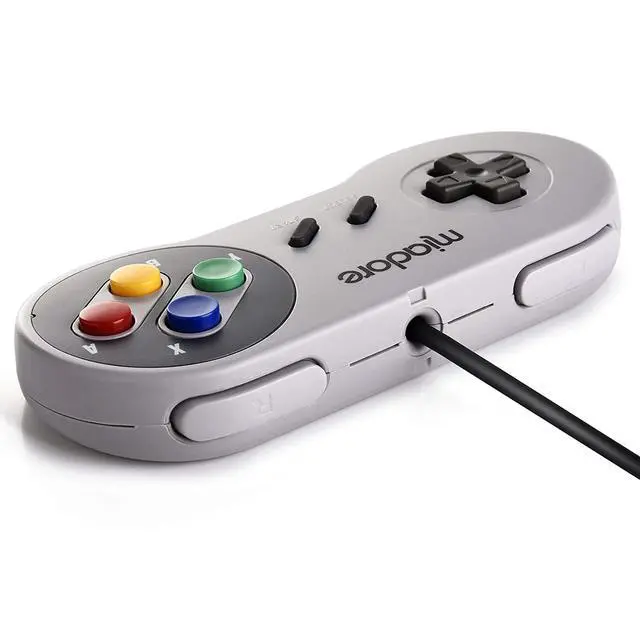 Alt view image 6 of 7 - 2 Pack USB Controller for SNES Retro Gaming, miadore SNES USB Classic Gamepad Joypad Gamestick for Windows PC MAC Linux Retropie Raspberry Pi 3