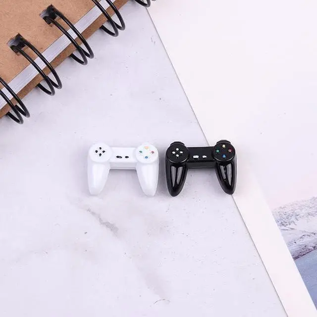 Alt view image 6 of 6 - 2Pcs Dollhouse Miniature Gamepad Model Game Controller, Funny Gamepad Model, 1:12Dollhouse Decor Accessories