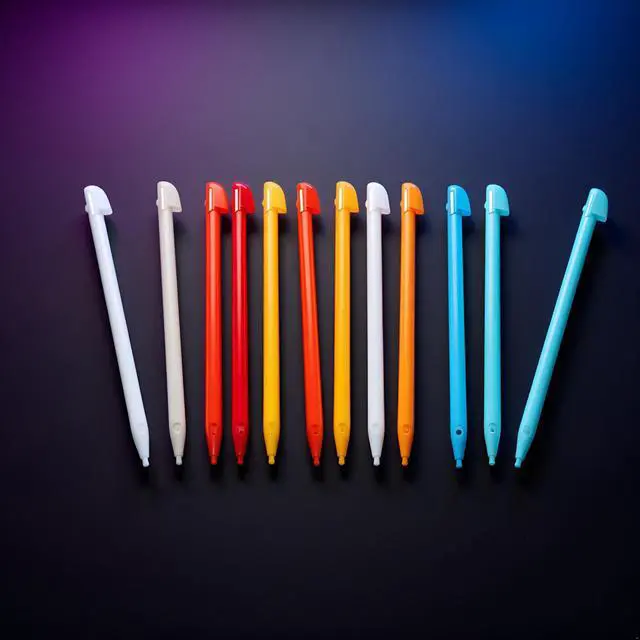 Alt view image 2 of 7 - 10Pcs Stylish Color Touch Stylus PenCompatible for Wii U WIIU Gamepad Console Accessories