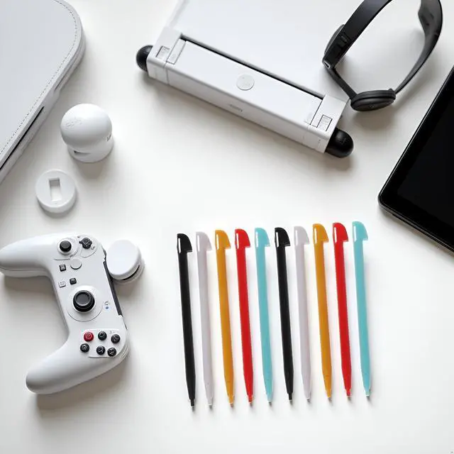 Alt view image 5 of 7 - 10Pcs Stylish Color Touch Stylus PenCompatible for Wii U WIIU Gamepad Console Accessories