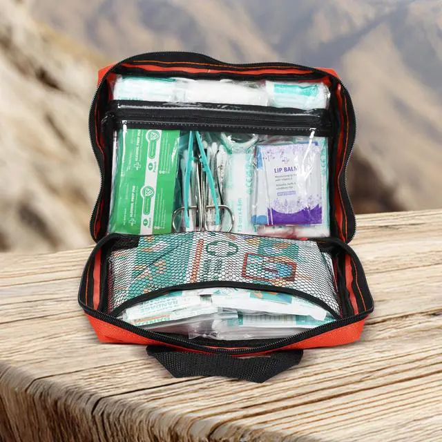 Alt view image 6 of 7 - General Medi First Aid Kit, 250 Piece Small First Aid Kit - Includes Emergency Foil Blanket, Instant Cold Pack,Scissors for Travel, Home, Office, Vehicle, Camping, Workplace & Outdoor