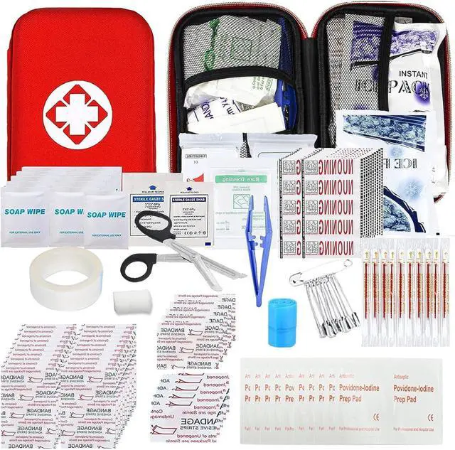 Main image of Car First Aid Kits 277Pcs Survival Gear Home Travel Size Small Emergency Kit Tactical Hiking EVA Camping Essentials Backpack Sports Office Boat Urgent Accident