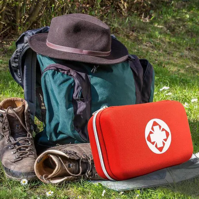 Alt view image 6 of 7 - Car First Aid Kits 277Pcs Survival Gear Home Travel Size Small Emergency Kit Tactical Hiking EVA Camping Essentials Backpack Sports Office Boat Urgent Accident