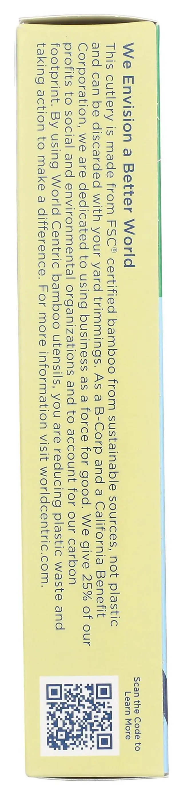 Alt view image 5 of 6 - World Centric, Bamboo Spoons, 24 Count