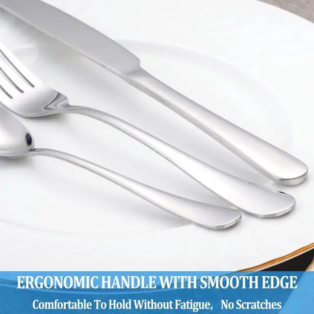 Alt view image 5 of 7 - Teaspoon Set,16 Piece 6.7" Spoons Silverware, Premium Food Grade Stainless Steel Tea Spoons, Durable Small Spoon, Good Teaspoons, Kitchen Dessert Spoon Set, Mirror Finish & Dishwasher Safe