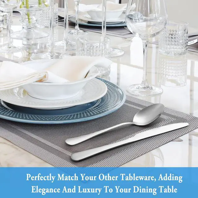 Alt view image 6 of 7 - Teaspoon Set,16 Piece 6.7" Spoons Silverware, Premium Food Grade Stainless Steel Tea Spoons, Durable Small Spoon, Good Teaspoons, Kitchen Dessert Spoon Set, Mirror Finish & Dishwasher Safe