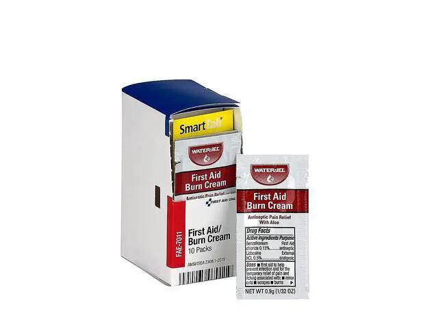Alt view image 2 of 4 - First Aid Only FAE-7011 SmartCompliance Refill Burn Cream Packets, 10 Count