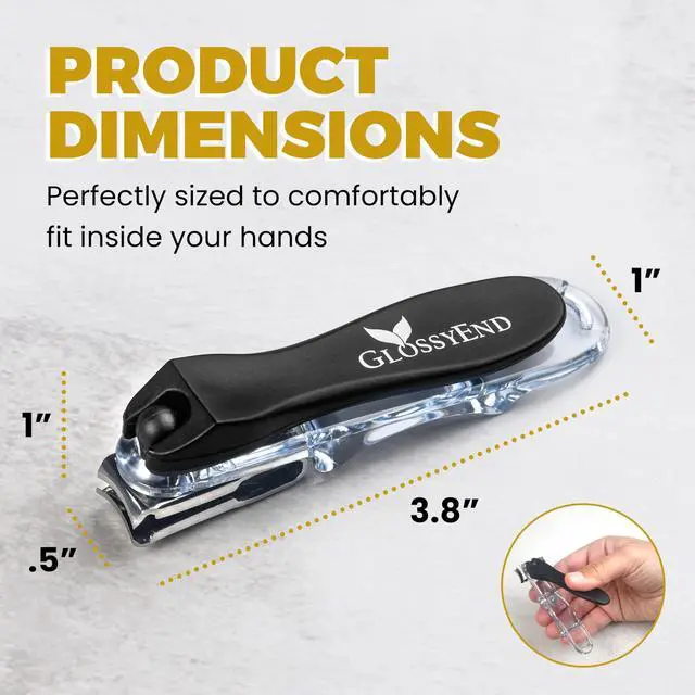 Alt view image 6 of 7 - EZ Grip 360 Degree Rotary Stainless Steel Sharp Blade Fingernail Toenail Clipper, Trimmer and Cutter