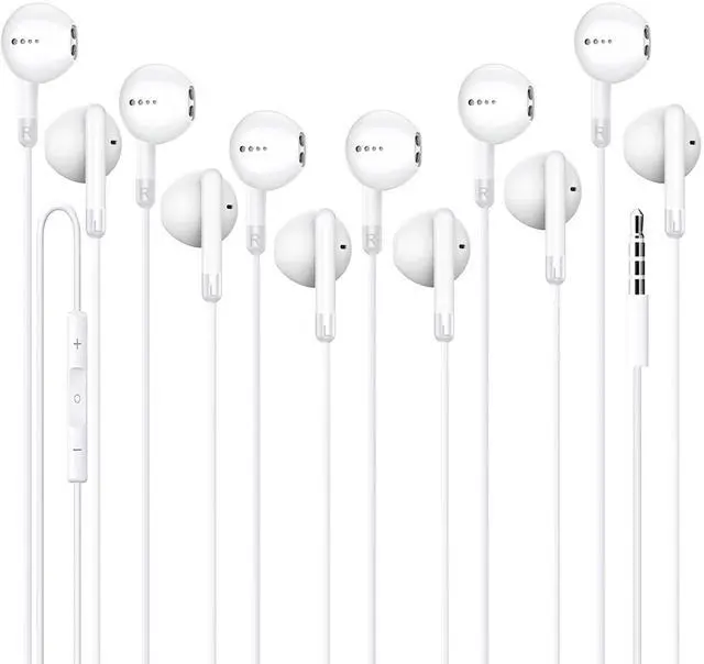 Main image of Cianyyee 6 Pack in Ear Earbuds Wired Headphones with Microphone