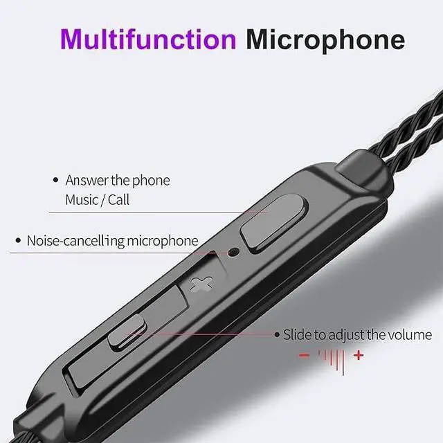 Alt view image 3 of 6 - USB C Headphones for iPhone 17 16 15 Pro Max,Wired Earbuds with Microphone