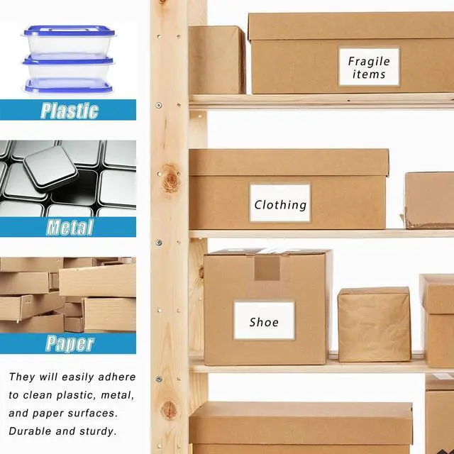 Alt view image 4 of 7 - WYOMER 100 Pack Clear Self-Adhesive Business Card Pockets and Top Open Library Card Pockets, plastic Labels Holders for Storage Bins, Ideal for Organizing and Protecting Your Business Cards