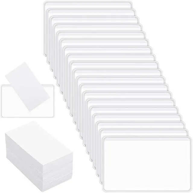 Main image of Geyee 100 Adhesive Pockets Library Card Pocket with Top Open, Clear Self Adhesive Index Card Sleeves for Business Cards, Back to School Supplies for Storage Bins Library Cards Organizing Totes Shelves