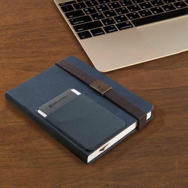Alt view image 5 of 7 - Sinjimoru Card Holder for Back of Phone, Stick on Phone Wallet, Black