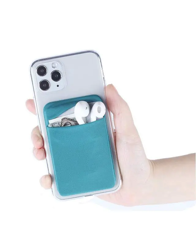 Alt view image 2 of 7 - Fulgamo Phone Wallet Stick on,Card Holder for Phone Case,Phone Card Holder