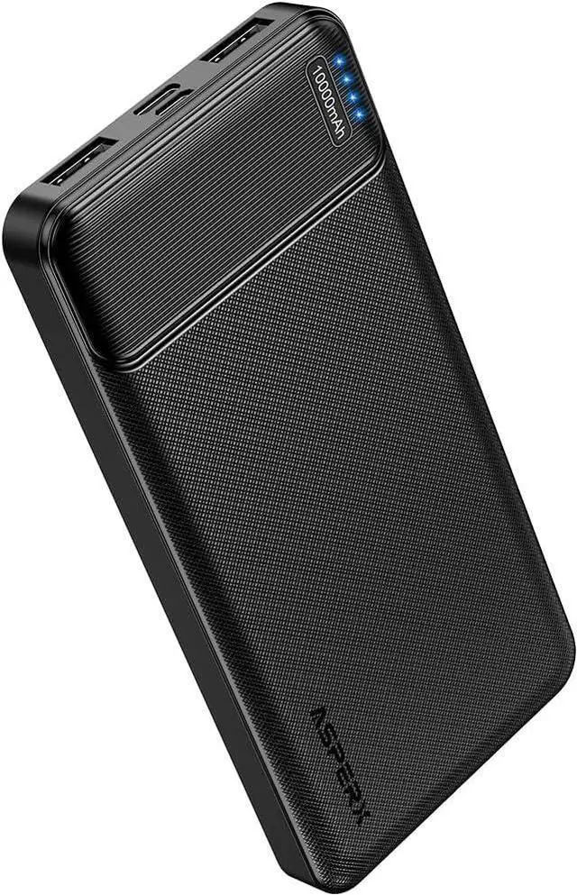 Main image of AsperX 10000mAh Portable Charger Dual USB Power Bank Battery Pack