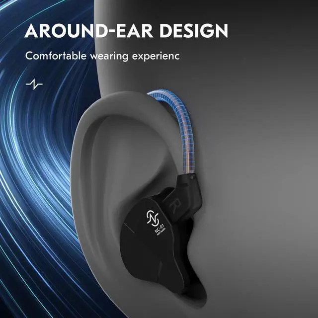 Alt view image 7 of 7 - KZ ZS10 Pro IEM Cable, Type-C USB C Earbuds Cable, CCZ C02 OFC in Ear Monitor Headphones Cords for ZS12 PRO X, ZSN PRO X, EDX PRO, ZAR, ZA12, Castor, ZAS, PRX, CCA CRA (QDC-Pins with Mic, Brown, 1.2m)