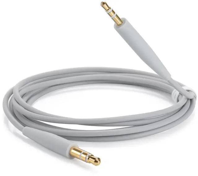 Main image of Cypher.V Replacement Aux Cable Cord Wire, 3.5mm to 2.5mm for Bose NC700 QuietComfort QC25 QC35 QC35II QC45 Headphones (No Mic) (Grey)