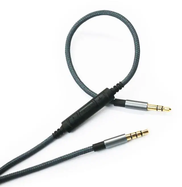 Main image of 3.5mm to 3.5mm Male Audio Cable Compatible with Skullcandy Hesh, Hesh 2, Hesh3, Crusher, Grind Headphones, Remote Volume Control Mic Compatible with Samsung Galaxy Android Phone