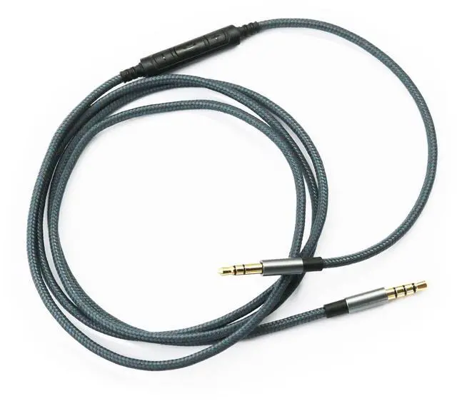 Alt view image 2 of 6 - 3.5mm to 3.5mm Male Audio Cable Compatible with Skullcandy Hesh, Hesh 2, Hesh3, Crusher, Grind Headphones, Remote Volume Control Mic Compatible with Samsung Galaxy Android Phone