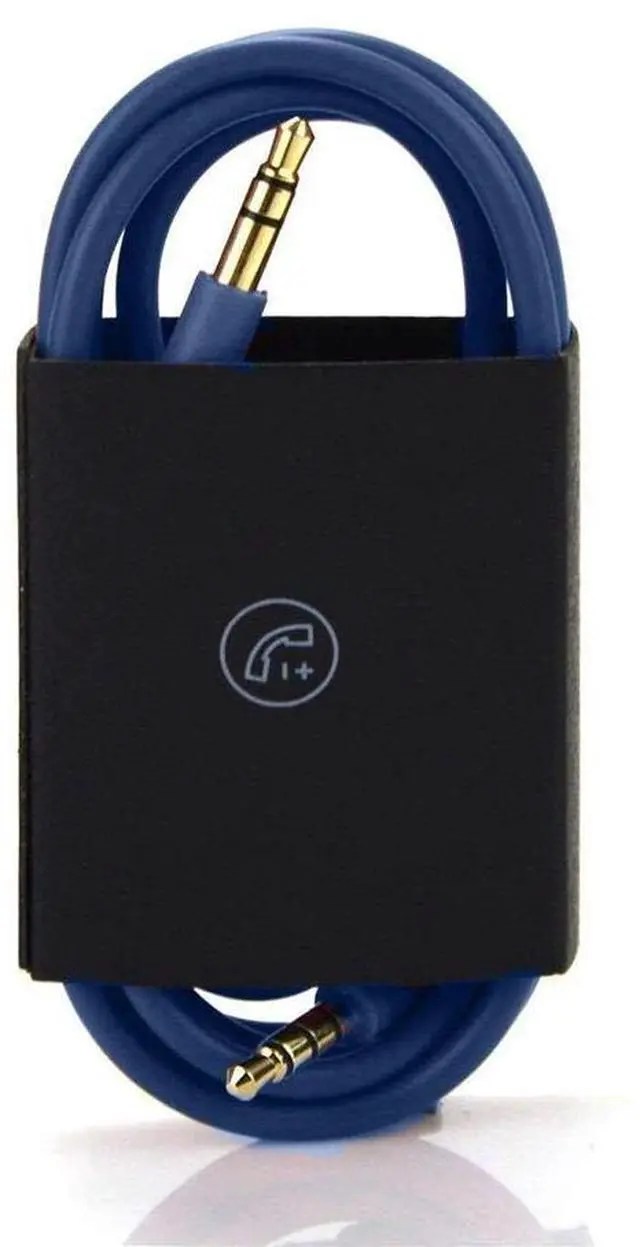 Alt view image 3 of 5 - EARLA TEC Replacement Audio Cable Cord Wire with in line Microphone and Control for Beats by Dr Dre Headphones Solo Studio Pro Detox Wireless Mixr Executive Pill (Dark Blue)