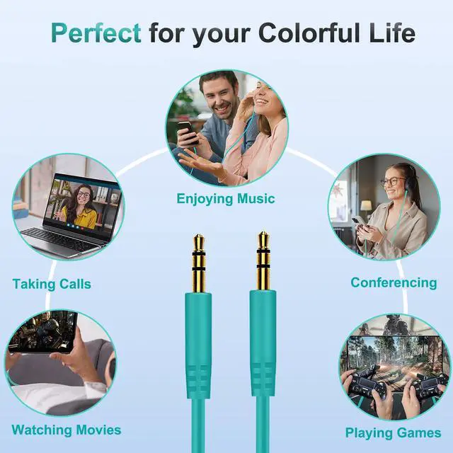 Alt view image 7 of 7 - Beats Headphone Replacement Audio Cable Cord 3.5mm to 3.5mm Aux Wire-No Mic