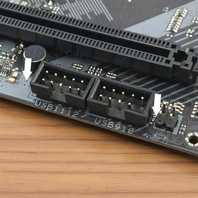 Alt view image 5 of 7 - Fyntave USB 2.0 to Type-E Motherboard Header Extension Cable, USB 2.0 9 Pin Female toUSB+USB 3.1 TypeE Motherboard Connector Adapter, USB3.2 Gen 1 Header USB-C Front Panel Adapter Cable for Computer