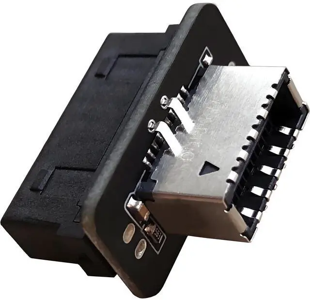 Alt view image 3 of 7 - Bejavr USB 3.2 Gen 1 to USB 3.2 Gen 2 Header Adapter Front Panel Connector Motherboard 19Pin USB 3.0 to Type-E/USB C