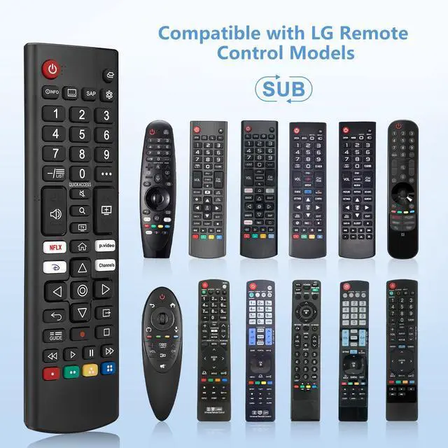 Alt view image 3 of 7 - Universal-Remote for LG-Smart-TV-Remote-Control-Replacement(2017-2026) - 1 Year Warranty