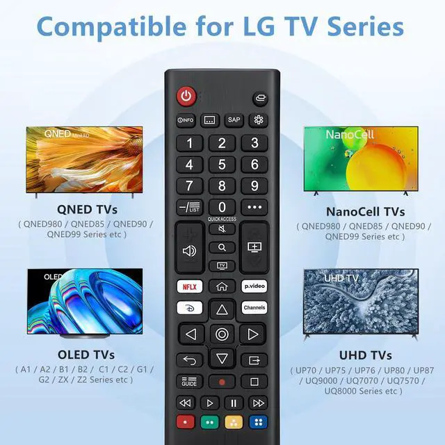 Alt view image 2 of 7 - Universal-Remote for LG-Smart-TV-Remote-Control-Replacement(2017-2026) - 1 Year Warranty