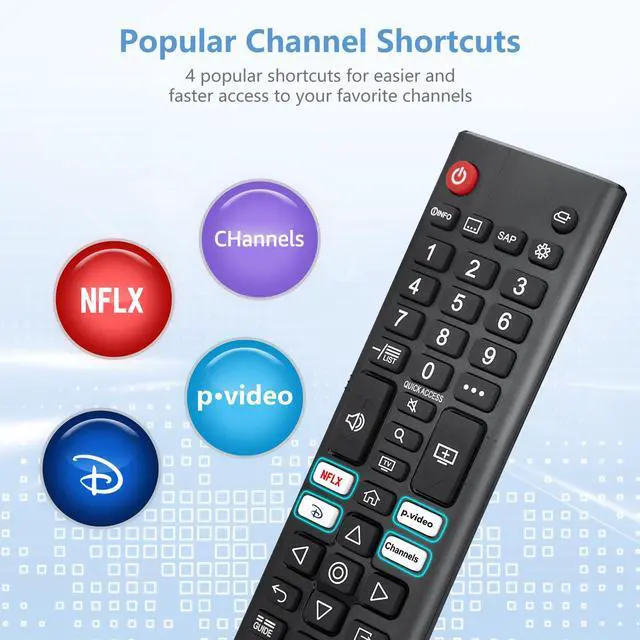 Alt view image 4 of 7 - Universal-Remote for LG-Smart-TV-Remote-Control-Replacement(2017-2026) - 1 Year Warranty