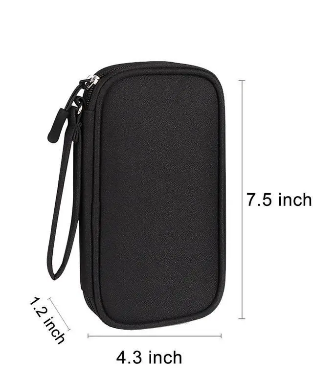 Alt view image 2 of 7 - AYANICA Organizer Bag Case Electronic Devices Travel Pouch Cable USB Charger Accessories Cellphone SD Power Bank Earphone