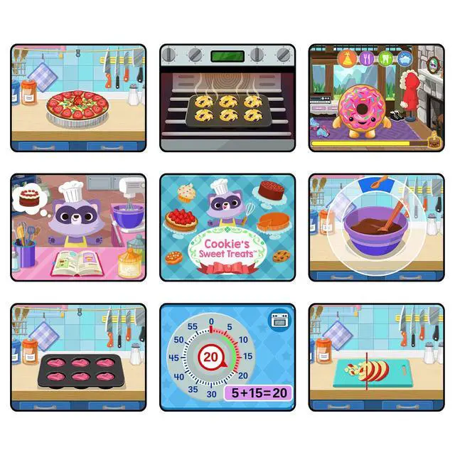 Alt view image 3 of 6 - LeapFrog RockIt Twist Dual Game Pack: Trolls Party Time With Poppy and Cookie's Sweet Treats