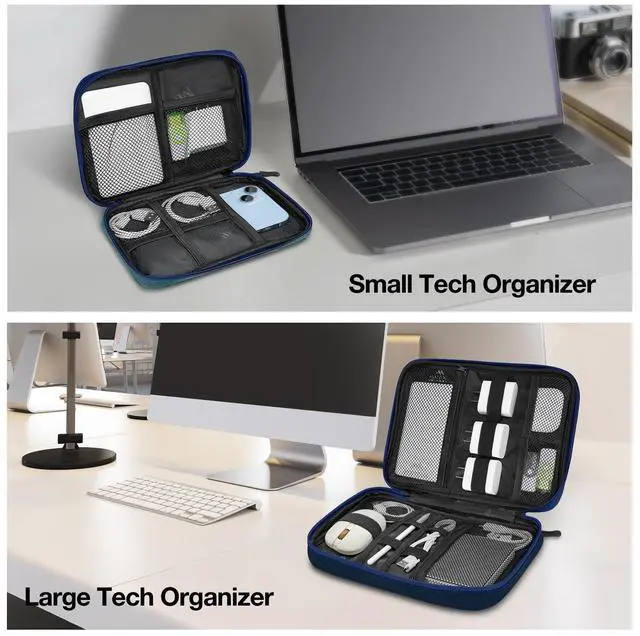 Alt view image 7 of 7 - MATEIN Electronics Organizer Travel Case 2 Pack, Backpack Organizer Pouch