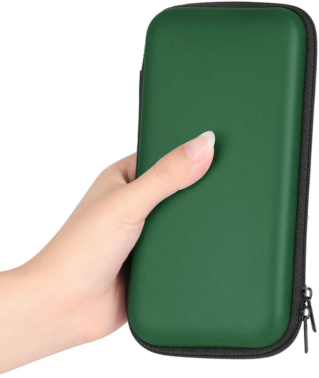 Alt view image 7 of 7 - Travel Essential Electronics Organizer Charger Case Carrying Pouch | 6.5x3.2x1" Power Bank Tech Accessories Protective Storage Shockproof Portable Purse Men Women School Office Trips Must Have