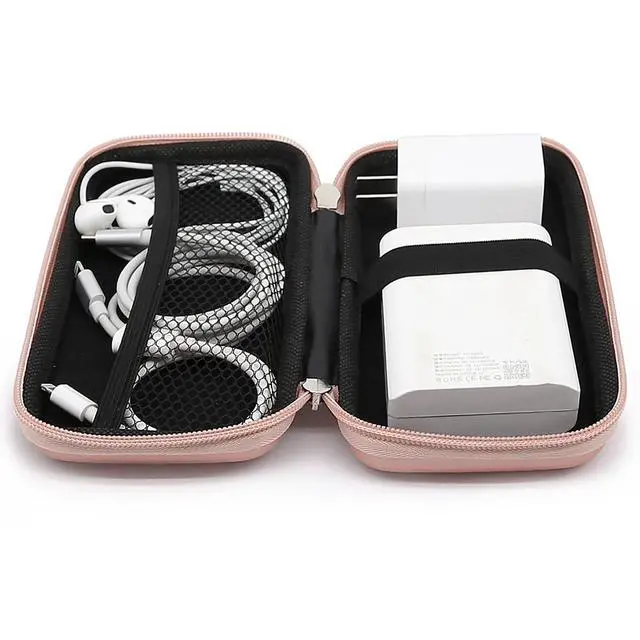 Alt view image 5 of 7 - iMangoo Travel Essential Electronics Organizer Charger Case Carrying Pouch