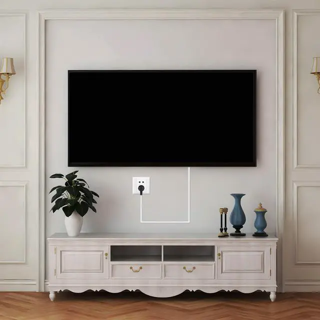 Alt view image 4 of 7 - 39" Cord Cable Hider for Wall Mount TV, Silicone Self-Adhesive Cable Hider