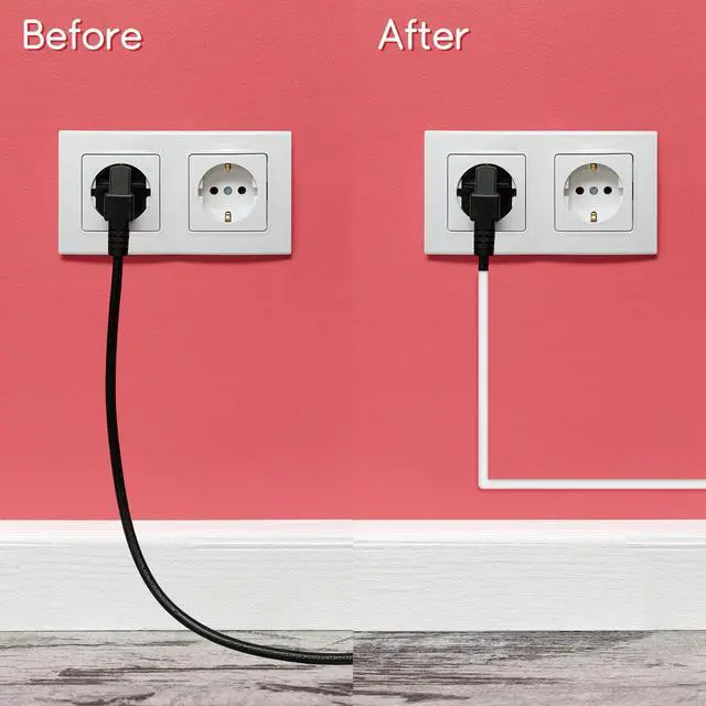 Alt view image 3 of 7 - 39" Cord Cable Hider for Wall Mount TV, Silicone Self-Adhesive Cable Hider