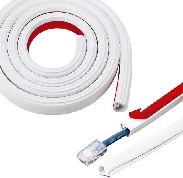 Main image of 39" Cord Cable Hider for Wall Mount TV, Silicone Self-Adhesive Cable Hider