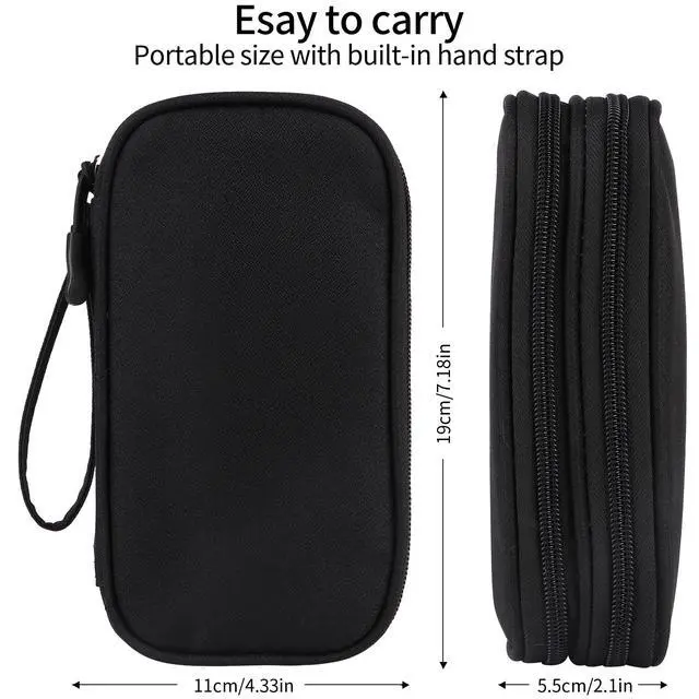 Alt view image 4 of 7 - Travel Cable Organizer, Electronics Accessories Bag for Charger, Phone - Universal Electronic Organizer